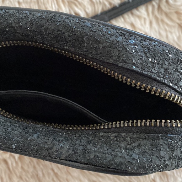 Black sequin shoulder bag / clutch - Picture 5 of 5